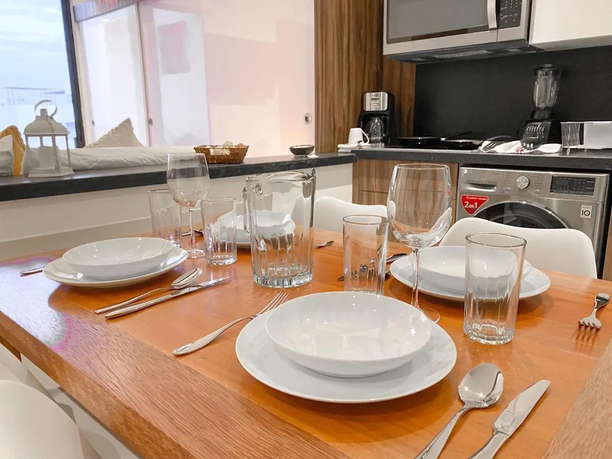 Cosmos 42 - New Modern Studio Close To The 5Th Av & The Beach Playa del Carmen Lägenhet