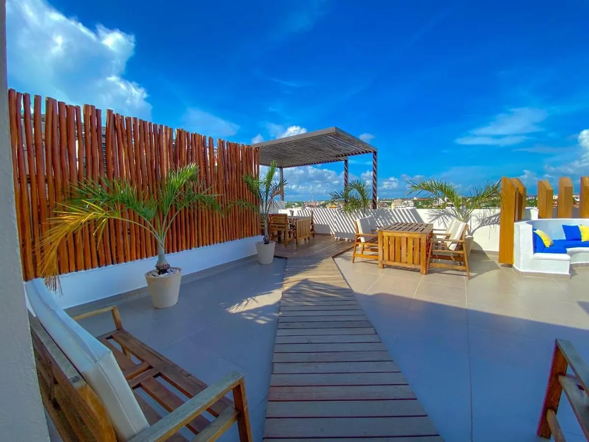 Cosmos 42 - New Modern Studio Close To The 5Th Av & The Beach Playa del Carmen Lägenhet